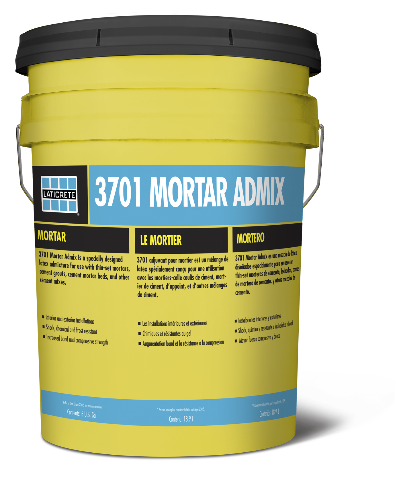 3701 Additif pour mortier